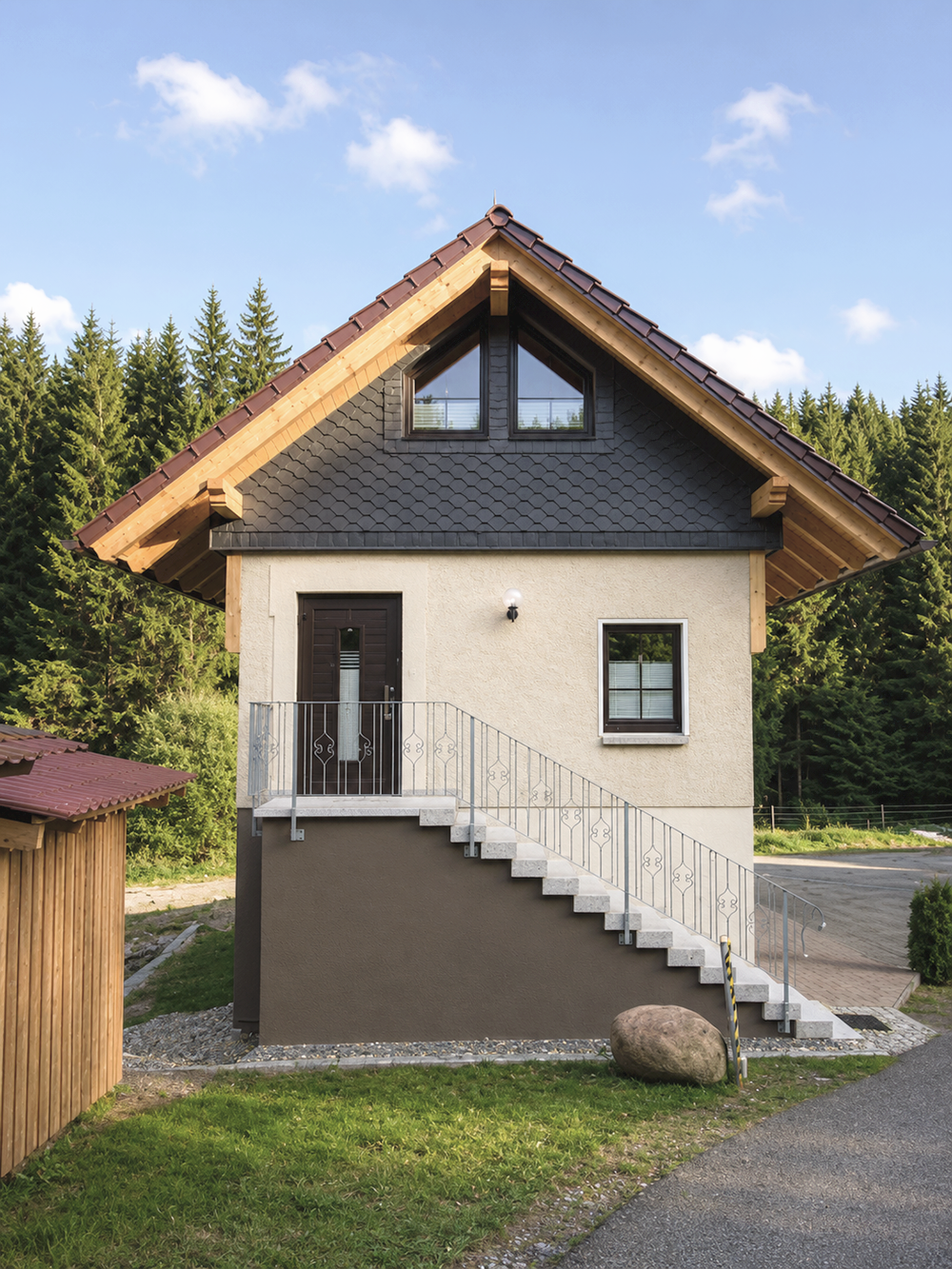 Separates Ferienhaus des Gruppenhaus Kanzlersgrund in Thüringen