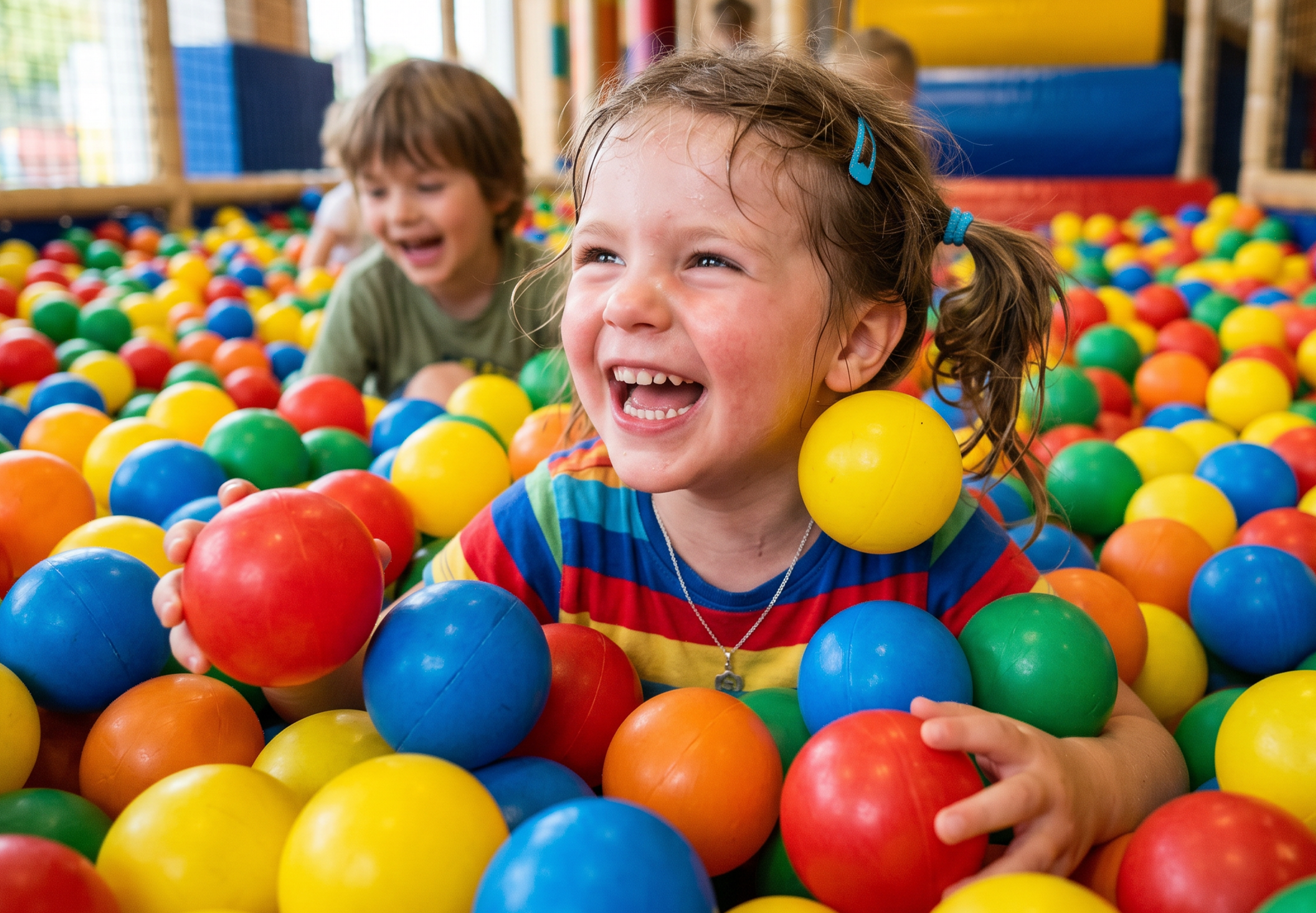 Webseite_Indoorspielplatz Kinder im Bällebad